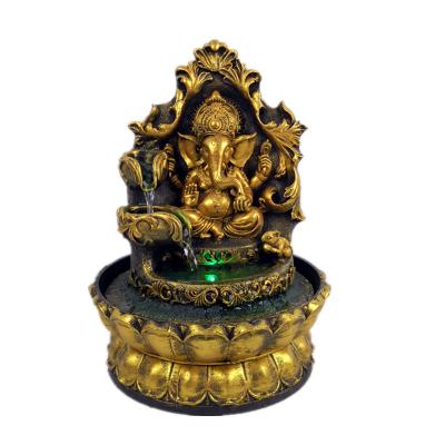 China India Hindu Gods Water Fountain Water Autumn Fountain Indoor Decorative Elephant God for sale