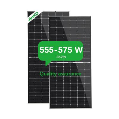 China n-type solar panel 72HL4- (V) more unique jinko Tiger Neo jinko 182mmx182mm 555-575 watt panel solar panel for sale