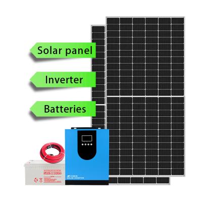 China Home 2023 Premium High End High Quality Service Longi Cell Paneles Solares Kits for sale