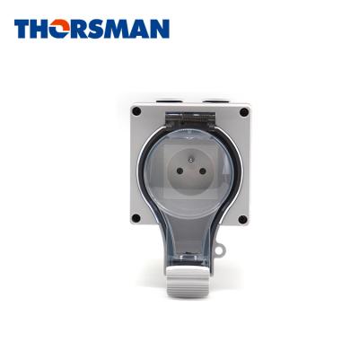 China THORSMAN 1Gang Commercial French Waterproof Plug for sale