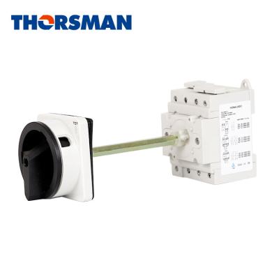 China PC+ABS THORSMAN IP66 Single Phase Outdoor PV Solar Power Isolating Rotery Disconector 2P 4P DC Isolator Switch for sale