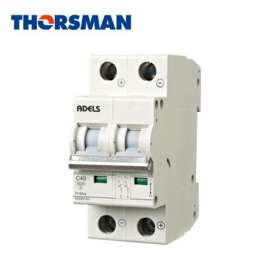 China PC+ABS THORSMAN 63A 1000VDC PV Solar Mini Circuit Breaker for sale