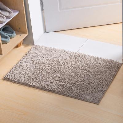 China Durable Cheap Bathroom Anti Skid Mat Soft Shaggy Absorbent Microfiber Washable Comfortable Bath Mats For Shower Floor for sale