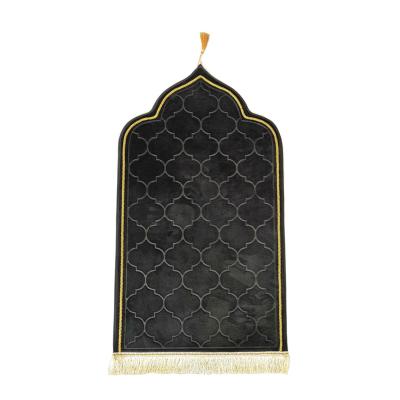 China Non-Slip Sajadah 2022 Memory Foam Prayer Mat Muslim Prayer Mats Padded,Sejadah,Comfortable Islam Prayer Mat Blanket Carpet for sale