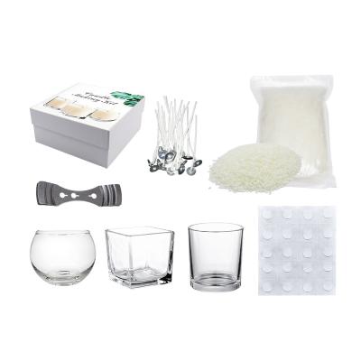 China Weddings Home Birthday Decoration Wholesale Diy Soy Wax Candles Set Deliveries Candles Equipment Kit for sale