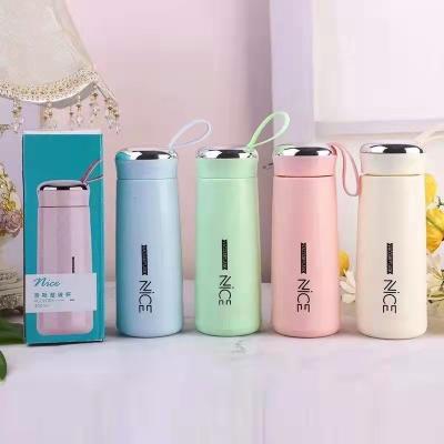 China Wholesale Minimalist Glass Student Simple Trend Water Liner Fashion Cool Advertising Gift Bottle for sale