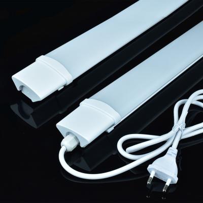 China Warehouse 4ft led tube light vapor tight fixture triproof waterproof led light for sale