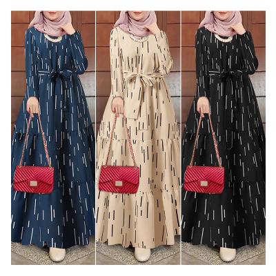 China Anti-pilling Oem Custom Plus Size Women New Designs Musulman Modest Robe Arab Turquie Islamic Clothing Muslim Long Dress for sale