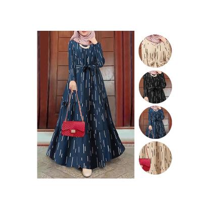 China Anti-pilling Manufacturers Outdoor Clothing Comfortable Printing Islamic Girls Modern Dress Long Sleeve Muslim Abaya for sale