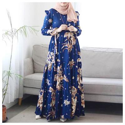 China Anti-pilling New Design Fashion Islamic Turkish Women Clothing Muslim Dress Plus Size Ladies Abaya Long Dresses for sale