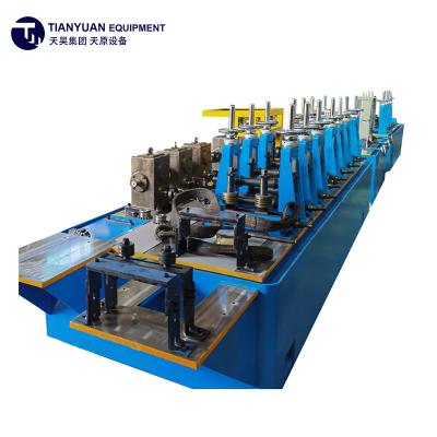 China Decorative Pipe TIAN YUAN TIG Welding SS Decorative Pipe Mill Stainless Steel Tube Making Machine for sale