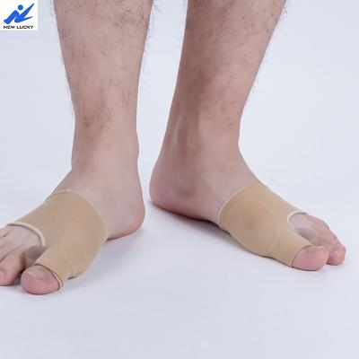 China Skin Friendly Toe Separator Bunion Corrector Orthotics Feet Bone Thumb Adjuster Correction Pedicure Sock Straightener for sale