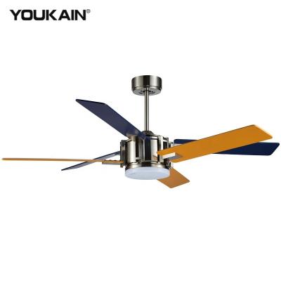 중국 With 6 Volt 220 Speed ​​DC Motor Aircraft Winding Plywood LED Light Ceiling Fans Smart Volt With Led Lights 판매용