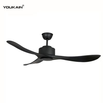 中国 52 Inch Foshan Modern Luxury Fake Smart Remote Control Ceiling Fan AC Electric Fan ABS Blades Without Light 販売のため