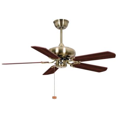 중국 Vintage Luxury Ceiling Fan Walnut Blades Wall Fan Retro 42