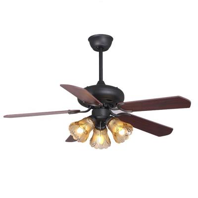 China With low light decorative living room floor hotel ceiling light with fan and vintage orient remote ceiling fans with light for sale