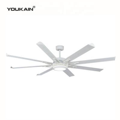 China With Brushless DC Ceiling Fan 78 Inch Large Size Light Industrial Aluminum Ceiling Designer LED Fan Blades With Remote Control zu verkaufen