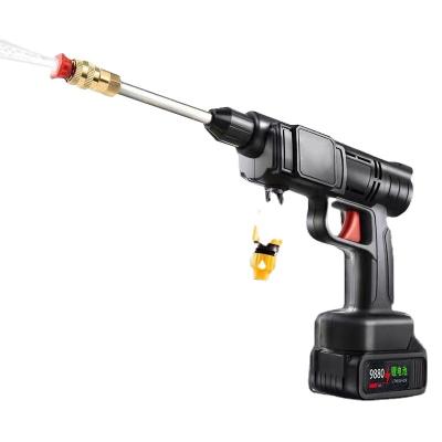 China China-chic New Design 24V High Speed ​​High Pressure Portable Electric Car Cordless Gun Lance Washer Water Jet Machine for sale