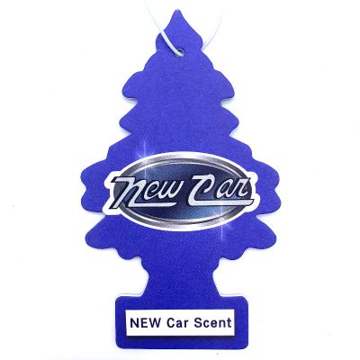 China Wholesale 10X10 Fashionable Dispenser Trees Decorative Colorful Printed Paper Logo Small Or 7X12cm Car Air Fresheners for sale