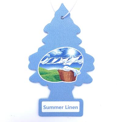 China Fashionable New Design Trees Colorful Absorbent Paper Logo 10X10 Small Or 7X12cm Car Air Fresheners Custom Scented Accessories for sale