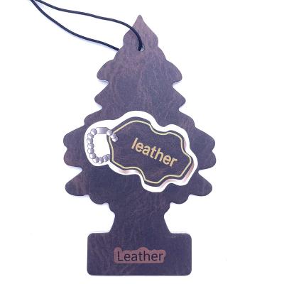 China 2022 New Style Fashionable Cute Design Small Hanging Paper Trees 10X10 Or 7X12cm Custom Car Air Fresheners Vent Clip for sale