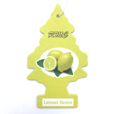 China Fashionable Bulk Wholesale Trees Hanging Paper Logo 10X10 Small Or 7X12cm Custom Car Air Fresheners Exhale Clip for sale