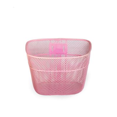 China bicycle accessories china factory durable steel bicycle basket 305*245*230mm for sale