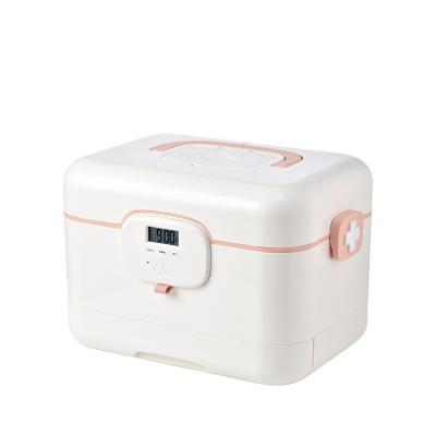 China PP+ABS Smart Medicine Boxes Electronic Reminder To Take Pills On Time For Old Portable Combination Pill Dispensing Box for sale