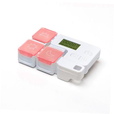 China Portable Plastic Pill Box Sealed and Moisture-Proof Organizer Pill Medicine Plastic Smart Box Storage Storage Box for sale