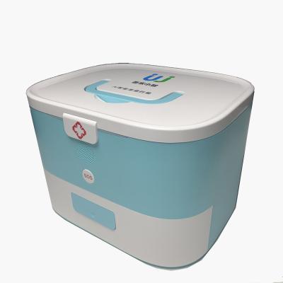 China Multifunctional Portable Medicine Box PP Household Pill Reminder Pill Dispenser Plastic Container for sale