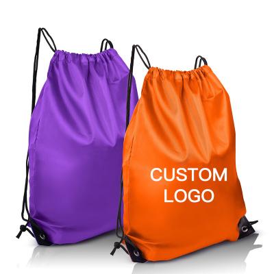 China Factory Direct Selling Big Waterproof Fitness Backpack Portable Drawstring Bag Logo Waterproof Sports Backpack Drawstring Custom Made for sale