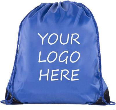 China Wholesale Waterproof Eco-friendly Durable Capacity Increasing Outlet Gym Backpack Custom Printing Polyester Drawstring Bag for sale