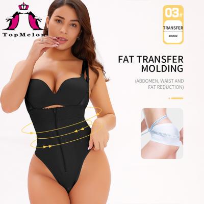 China Wholesale MD013 Viable Factory Women Waist Trainer High Waist Tummy Control Thong With 2 Side Straps Butt Lifter Shaper for sale