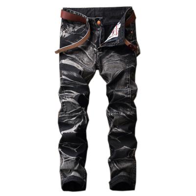 China Fashion Vintage Mens Motorcycle Jeans Slim Fit QUICK DRY Denim Ripped Motor Jeans Mens Luxury Jeans for sale