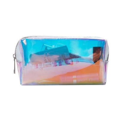 China Safety Laser Pouch Female Jelly Bag Women Makeup Case TPU Transparent Cosmetic Beauty Organizer Lady Make Up Pouch for sale