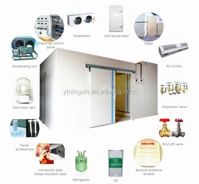 China Cooled Room / Chiller Room Polyurethane Sandwich Panel Sliding Door Storage Cold Room Panel for sale