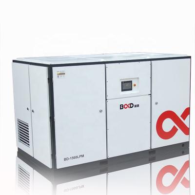 China 3-5 Bar BD-1560LPM Lubricated Low Pressure P.M. Energy Saving Screw Air Compressor Used For Glasses for sale