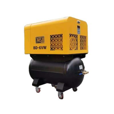 China BD-6VW lubricated 4 kw cheap used mobile air compressor 5 kw air compressor scroll air compressor for sale