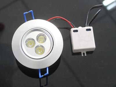 Chine C.A. économiseur d'énergie 85V - 265V 220 de Downlights de plafond de la cuisine LED du rond 3W - 280lm à vendre