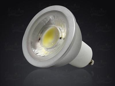 China Aluminum 6W COB High Power LED Spotlights Pure White High Brightness 480mA 400lm for sale