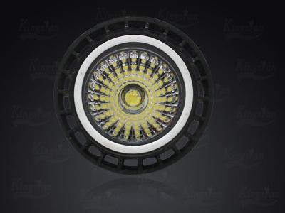 China Black PC 6W Stage Track Lighting COB LED Spot Light High Brightness GU10 / E27 / MR16 for sale