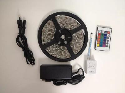 China RGB Flexible LED Strip Light Kits 300led Energy Saving DIY Connector for sale