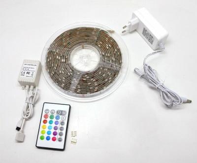 China Waterproof Flexible LED Strip Lighting Kits 24keys White Adapter CE UL GS for sale