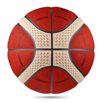 China Basketball training and pratice High-quality Outdoor Training Size 6 Rubber Netball Ball Custom Basketball for sale