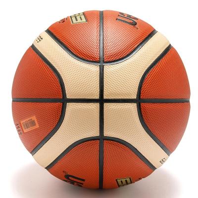 China Basketball training and pratice Rock pattern pu leather laminated basketball for training for sale