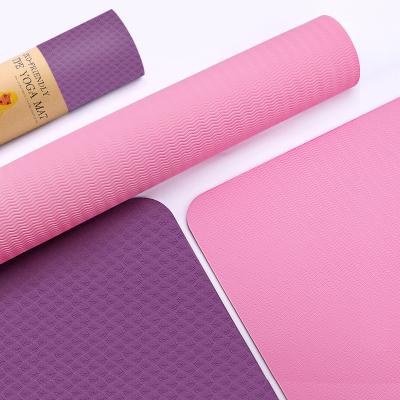 China TPE Factory customization wholesale best thickening yoga equipment mat exercise mat for sale