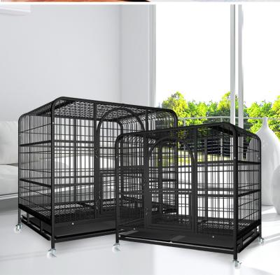 China 2022 Windproof High Quality House Metal Folding Large Dog Cage Heavy Duty Dog Cage, Dog Breeding Cage for sale