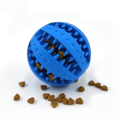 China Stocked Food Grade Natural Rubber Treat Dispensing Dog Toys Cute Funny Dog Chew Toy Teeth Cleaning Food Dispenser for Dog for sale