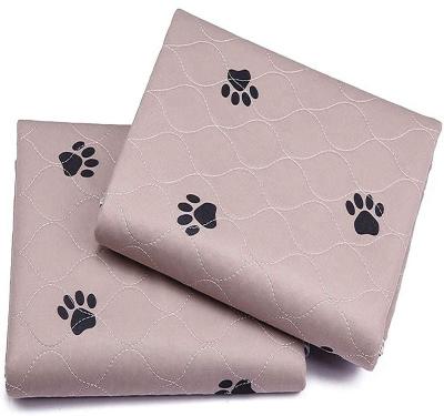 China CLASSICS Breathable Durable Washable Pet Training Protection Pee Pad Fashion Practical Pet Waterproof Pee Pads With Print for sale