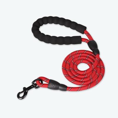 China Double Control Pet Leash Training Leash Long Reflective Strap Outdoor Strong Heavy Duty Dog Walking Rope for sale